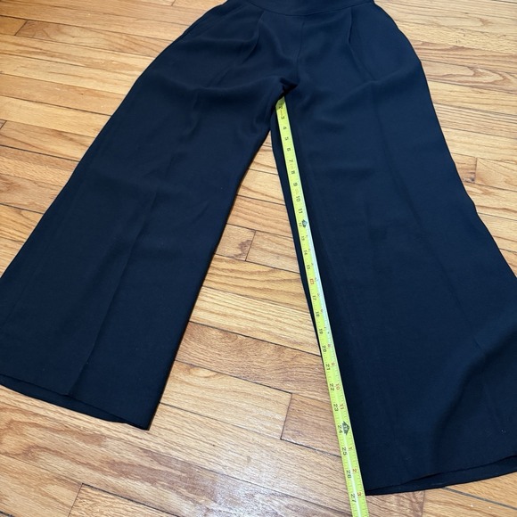 SPANX Crepe Wide Leg Trouser Pant in Black Size XS Petite - Picture 9 of 11
